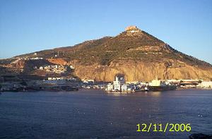 ORAN 11 2006 ARRIVEE DANS LE PORT D ORAN